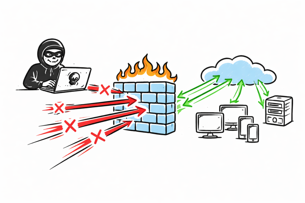 Network security firewall diagram