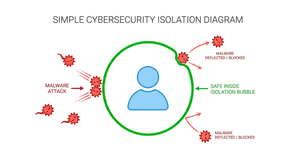 browser isolation preventing phishing attacks in enterprise security