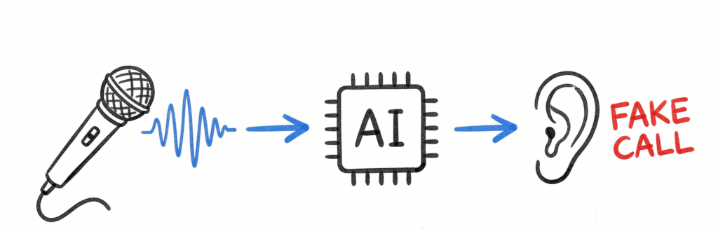 How AI voice cloning is used in modern Online Scams.