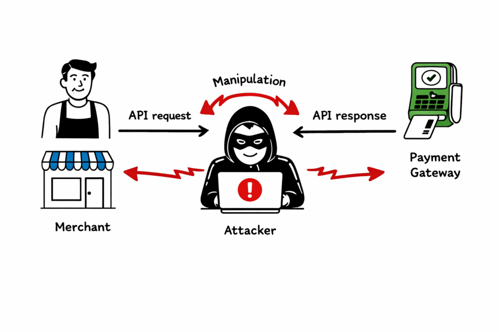 UPI payment gateway vulnerability diagram