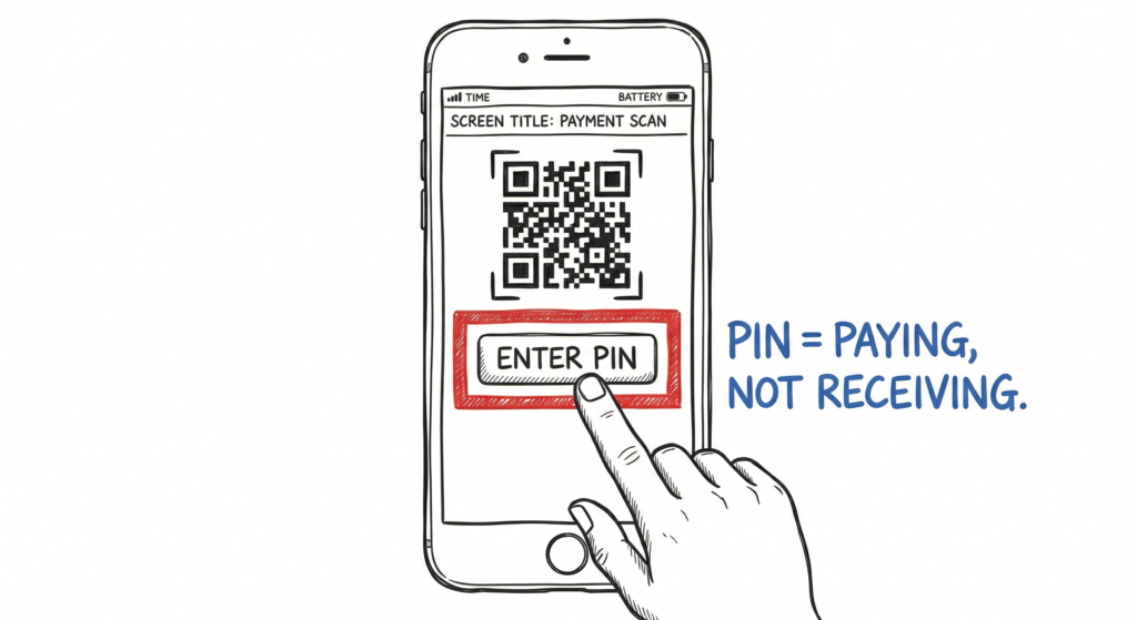 Safety guide for UPI QR codes to prevent Online Scams.